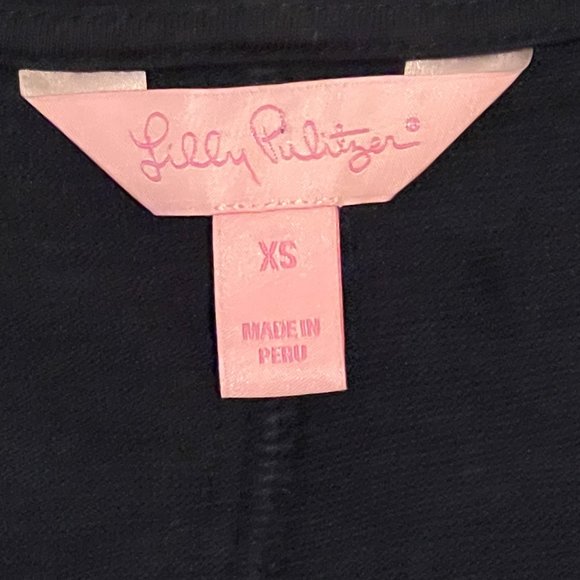 LILLY PULITZER Upf 50+ Hooded Skipper Popover Dress In True Navy  Size XS - Picture 4 of 7